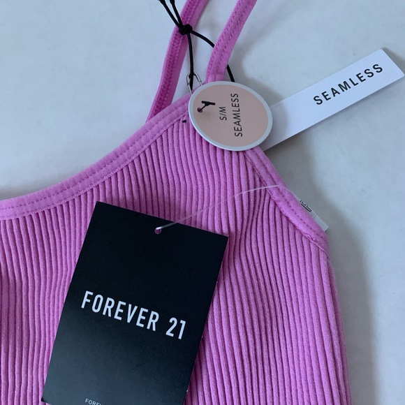 Forever 21 Sport Bra Long Line Violet Purple Pink - Picture 7 of 9